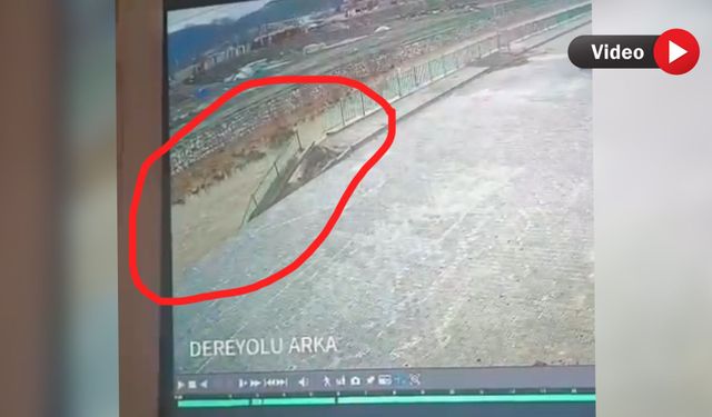 Yüksekova’da faciadan dönüldü: Dere kenarındaki duvar çöktü