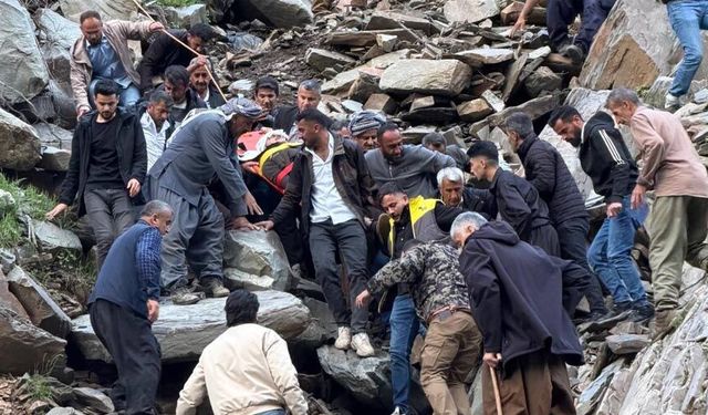 Pancar toplamaya gitti, kayalıklardan düşerek yaralandı