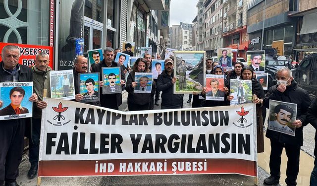 İHD Yüksekova'da Necati Aydın'ın faillerini sordu