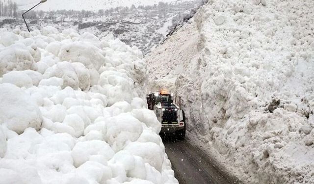 Meteoroloji'den Hakkari İçin Çığ Uyarısı
