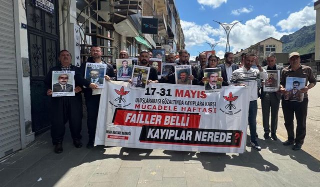 İHD Hakkâri Şubesi’nden Şemdinli’de Kayıplar Haftası Açıklaması