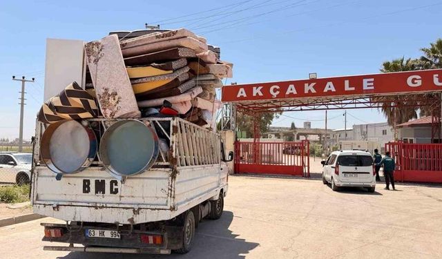 Akçakale Gümrük Kapısı’ndan sivil geçişler başladı