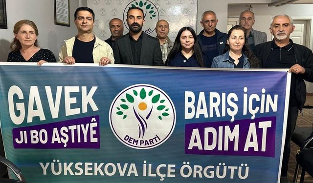 DEM Parti’den Yüksekova’da Yürüyüş Çağrısı