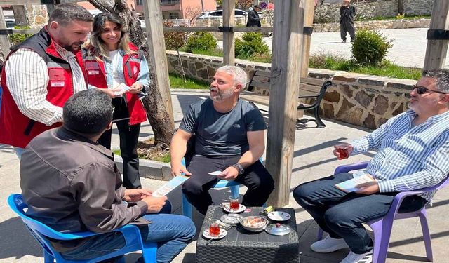 Çukurca’da Kadına Yönelik Şiddete Karşı Sahada Bilgilendirme Çalışması
