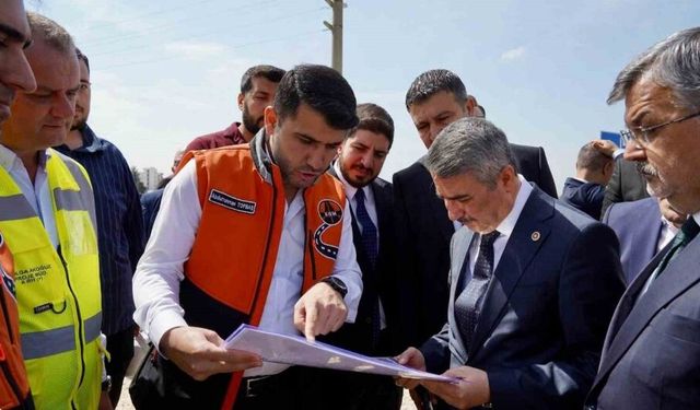 Adıyaman-Çelikhan yolu şehir geçişi çalışmaları başladı