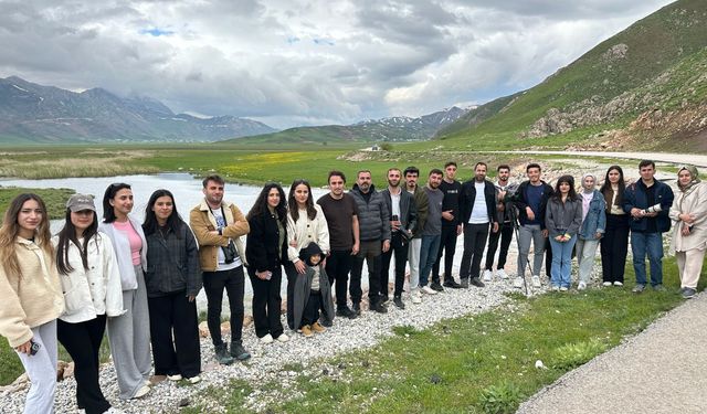 Üniversite öğrencileri Nehil Sazlığı’nda gözlem yaptı