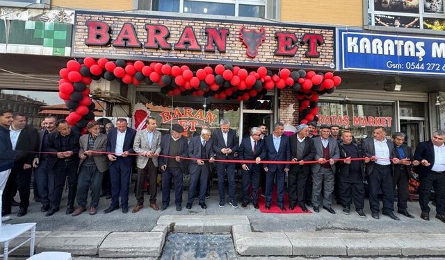 Yüksekova’da “Baran Et” İsimli İşyeri Hizmete Açıldı