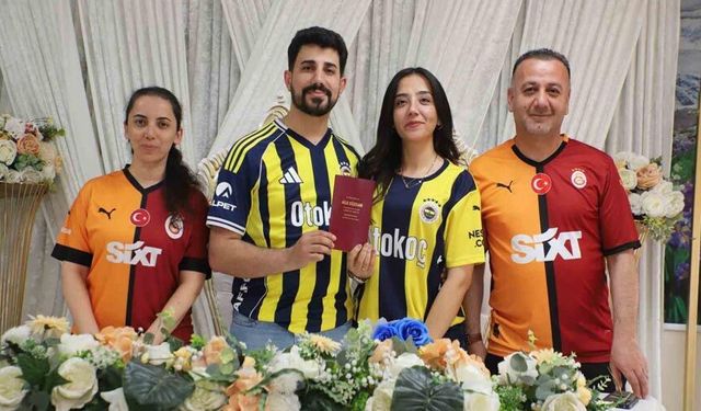 Ezeli rekabet nikah salonunda dostluğa dönüştü