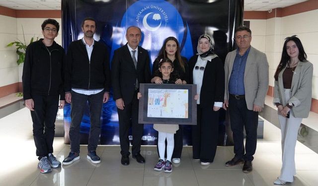 Minik ressamdan büyük başarı