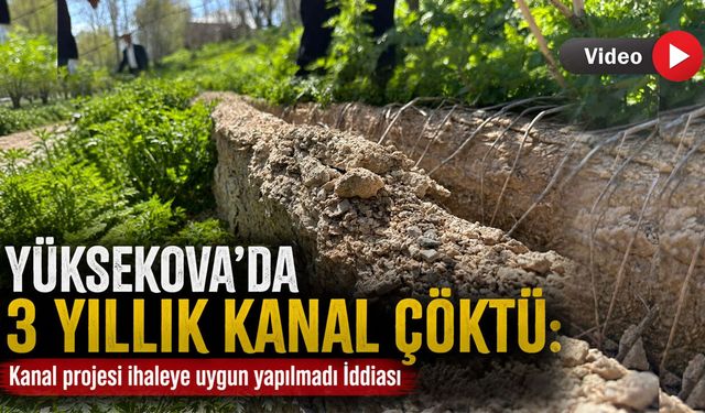 30 Yıllık Kanal Dayandı, 3 Yıllık Kanal Çöktü: Örnekköy’de Köylüler Susuz Kaldı