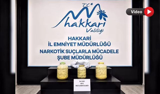 Yüksekova’da Yolcu Otobüsünde 26 Kilo Sıvı Metamfetamin Ele Geçirildi
