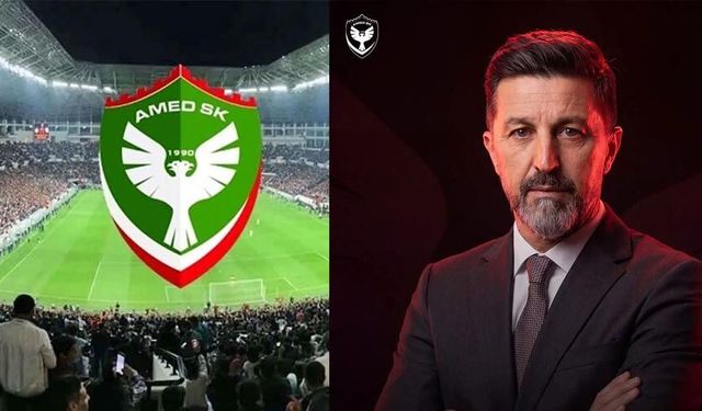 Amedspor'un yeni teknik direktörü belli oldu!