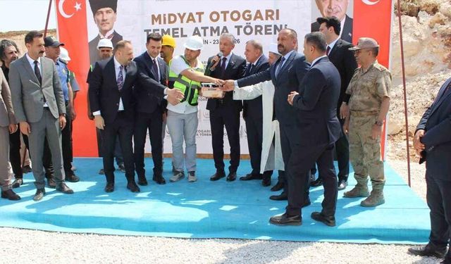 Midyat’ta modern otogarın temeli atıldı