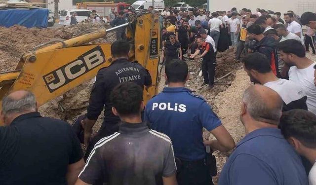 Baba ve oğlu göçük altında kaldı: 2 yaralı