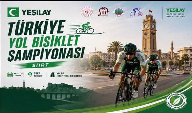 Türkiye Yol Bisikleti Şampiyonası’nda gözler Siirt’e çevrildi