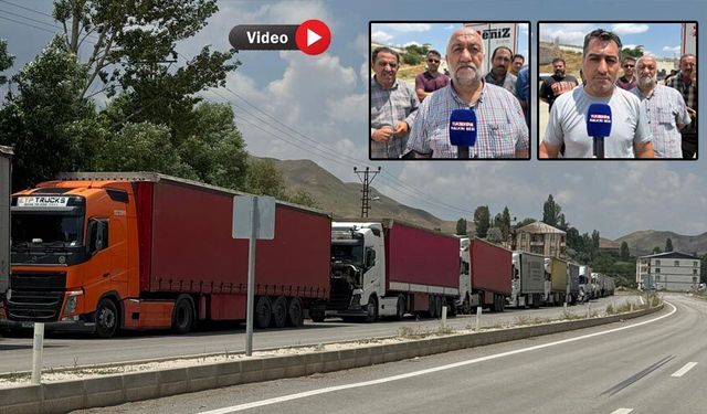Esendere Sınır Kapısı’ndaki 3 kilometrelik tır kuyruğu şoförleri mağdur etti