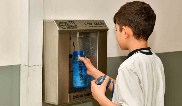Esenyurt’ta okullarda ücretsiz su dönemi başladı