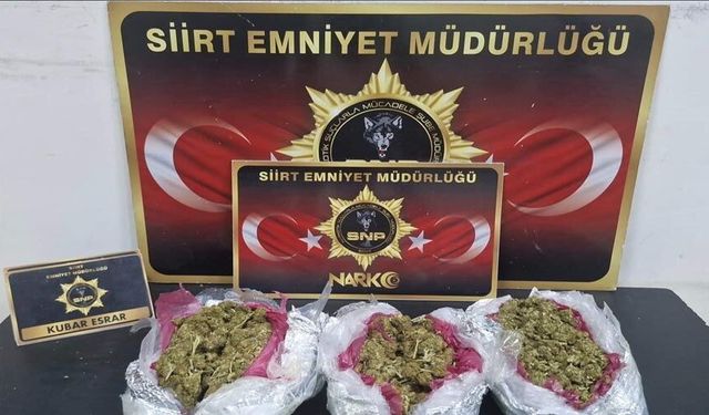 Siirt’te aranan 33 şahıs yakalandı, çok sayıda suç unsuru ele geçirildi