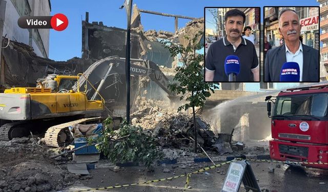 Vatandaşlardan Yıkım Tepkisi : Tozdan Kaldırımlarda Yürüyemiyoruz