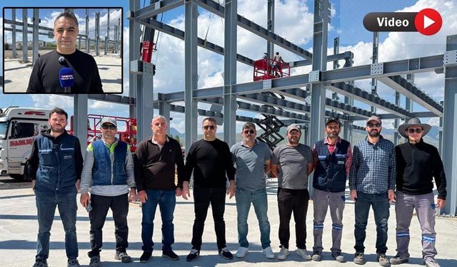 350 Milyon Liralık Dev Spor Yatırımında Çelik Trübünler  Yükselmeye Başladı