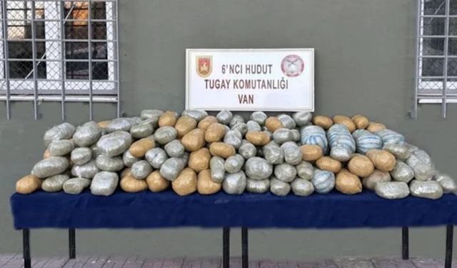 Van hudut hattında 290 kilo uyuşturucu ele geçirildi