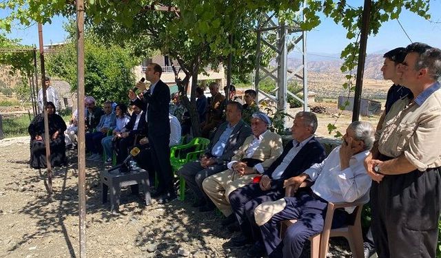 DBP Heyeti Şemdinli ve Derecik’te Halkla Buluştu
