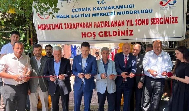 Çermik’te kadınların el emeği sergisi açıldı