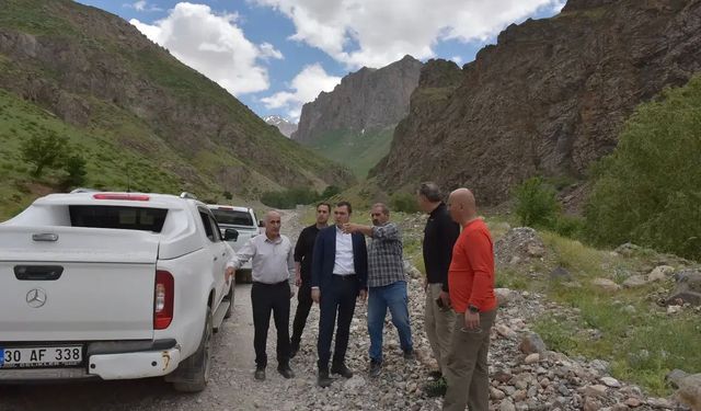 Cilo - Sat Dağları Milli Parkı Yolu Asfaltlanıyor