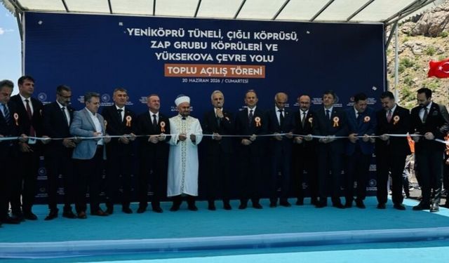 Bakan Uraloğlu Yüksekova-Yeni Köprüdeki Toplu Açılışa Katıldı