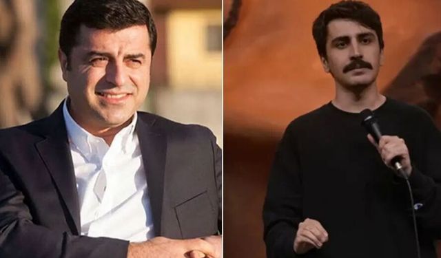 Demirtaş'tan komedyen Deniz Göktaş'a mektup: O hapse girerse..