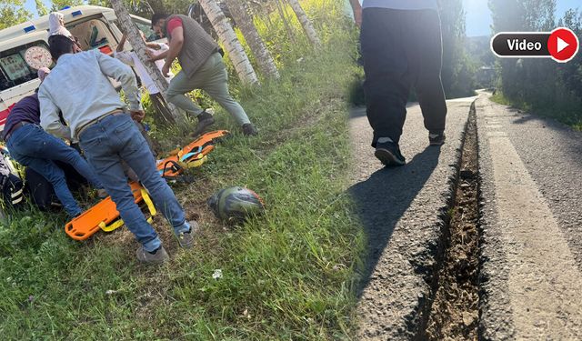 Şemdinli’de Motosiklet Kazası: Bedran Avcı Çukura Çarpıp Yaralandı