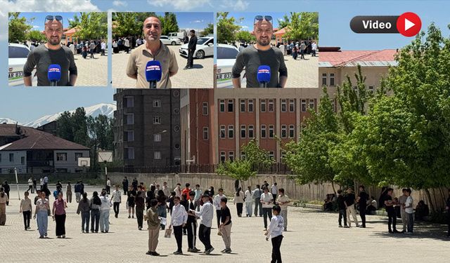 Yüksekova’da LGS heyecanına veliler ortak oldu
