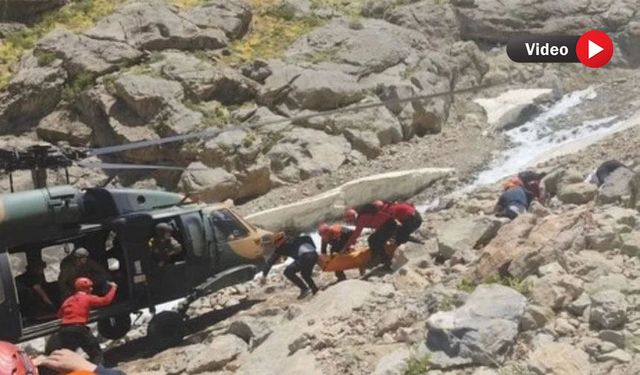 Hakkari’de Pancar Toplarken Yaralandı, Helikopterle Sevk Edildi