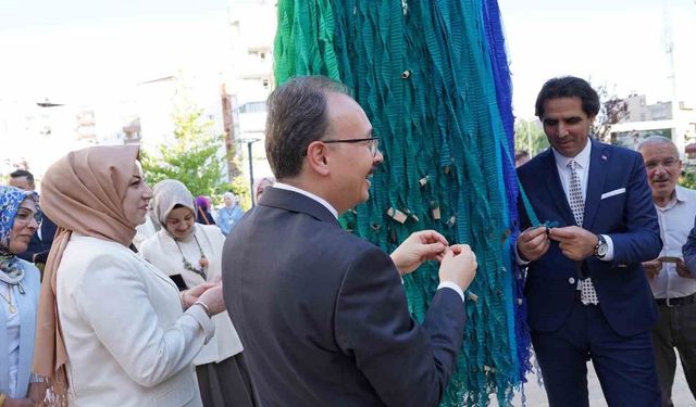 Siirt’te atık malzemeler sanat eserine dönüştü