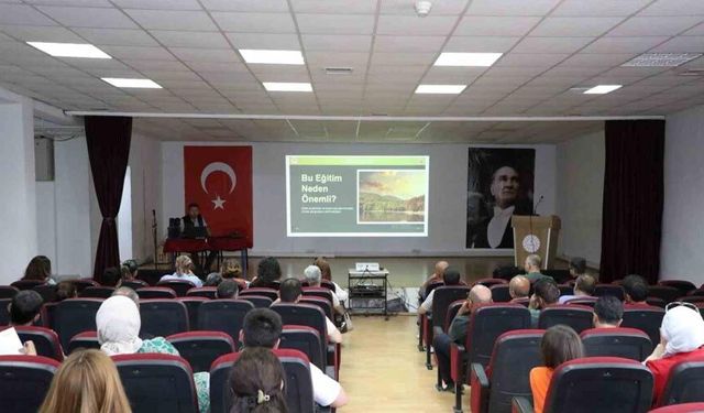Tunceli’de öğretmenlere ve MEB AKUB ekiplerine orman yangınları eğitimi