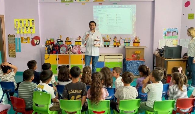 Hozat’ta miniklere sağlık eğitimi verildi