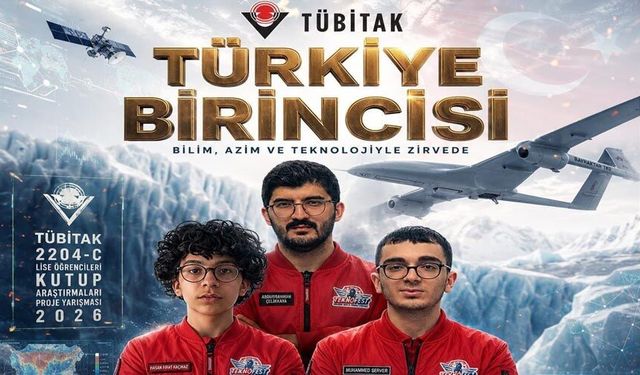 Kutup araştırmaları yarışmasında Türkiye birinciliği Bingöl’ün oldu