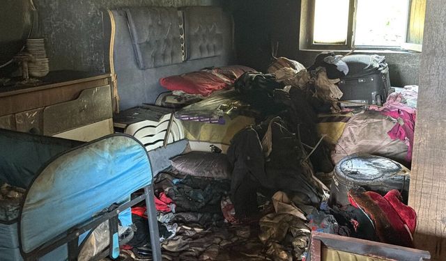 Yangına uykuda yakalanan 22 kişilik aile kurtarıldı