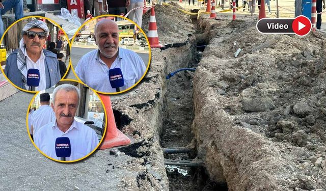 Yüksekova’da Doğalgaz Çalışması Nedeniyle Kazılan Kaldırım Tepki Çekti