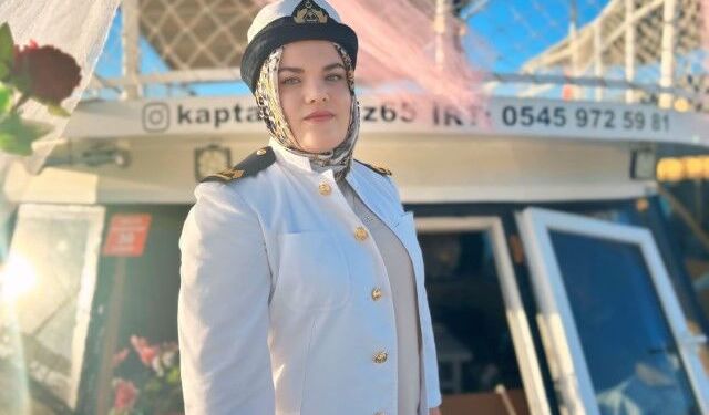 Van Gölü’nün ilk kadın kaptanı: Dümen artık ona emanet