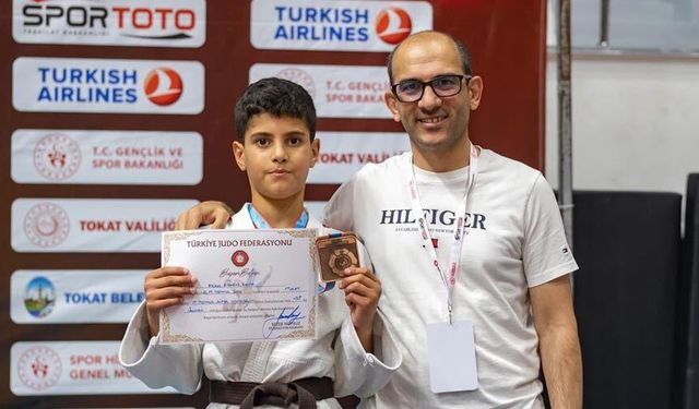 Vanlı judocu Resul Eymen Kaya, Türkiye üçüncüsü oldu
