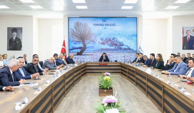 Tunceli’de 117 projelik yatırım programı değerlendirildi