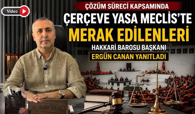 Çerçeve Yasa Nedir, Kimleri Kapsıyor? Hakkari Barosu Başkanı Canan Yanıtladı