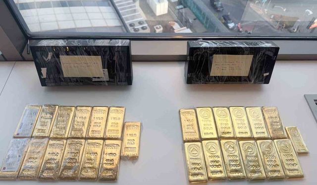 Dinamikpay operasyonunda 25,5 kilo altın ele geçirildi