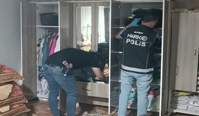 Batman’da uyuşturucu operasyonları: 5 tutuklama