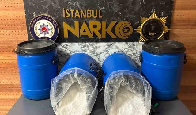 Kağıthane’de uyuşturucu operasyonu: 104 kilo pregabalin ele geçirildi