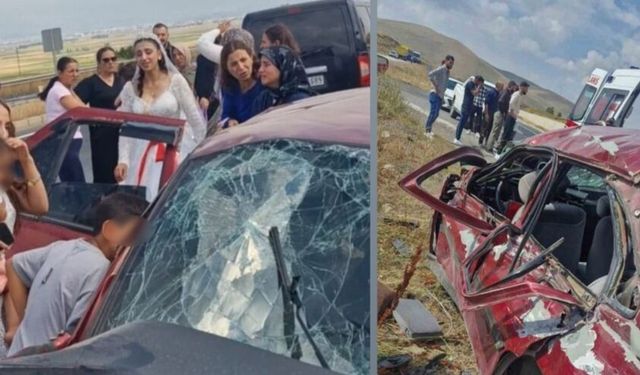 Gelin Götüren Konvoyda Feci Kaza: 2 Kişi Hayatını Kaybetti, 4 Yaralı