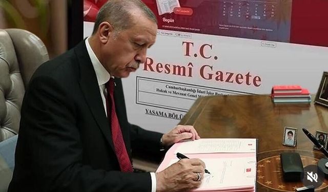 'Çerçeve yasa' Resmi Gazete'de: Erdoğan'dan 'teşekkür' mesajı!