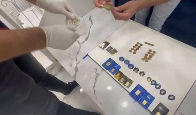 Yüksekova’da 2 milyon 500 bin TL değerinde altın ele geçirildi