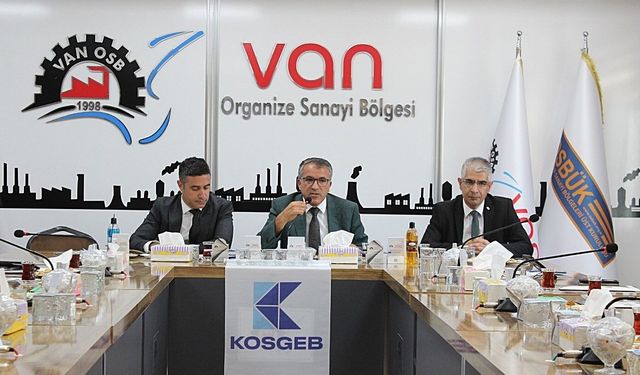 Van OSB Başkanı Memet Aslan’dan girişimcilere KOSGEB çağrısı